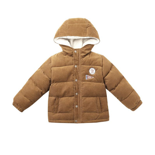 Rylee and Cru Cord Puffer Jacket - Golden
