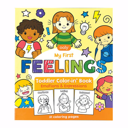 OOLY Toddler Coloring Book - Feelings