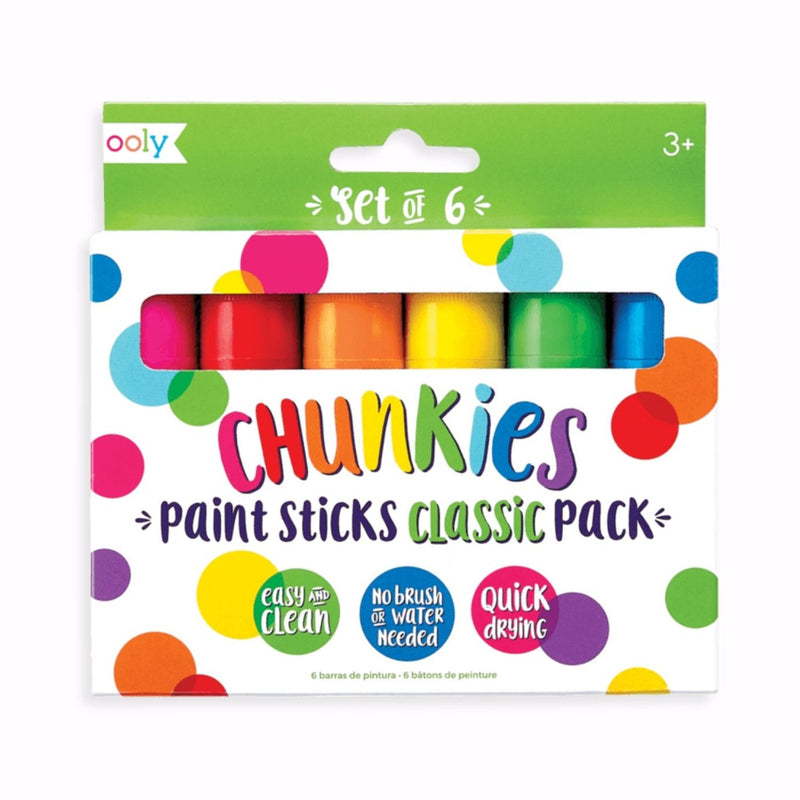 OOLY Chunkies Paint Sticks Classic - Set of 6