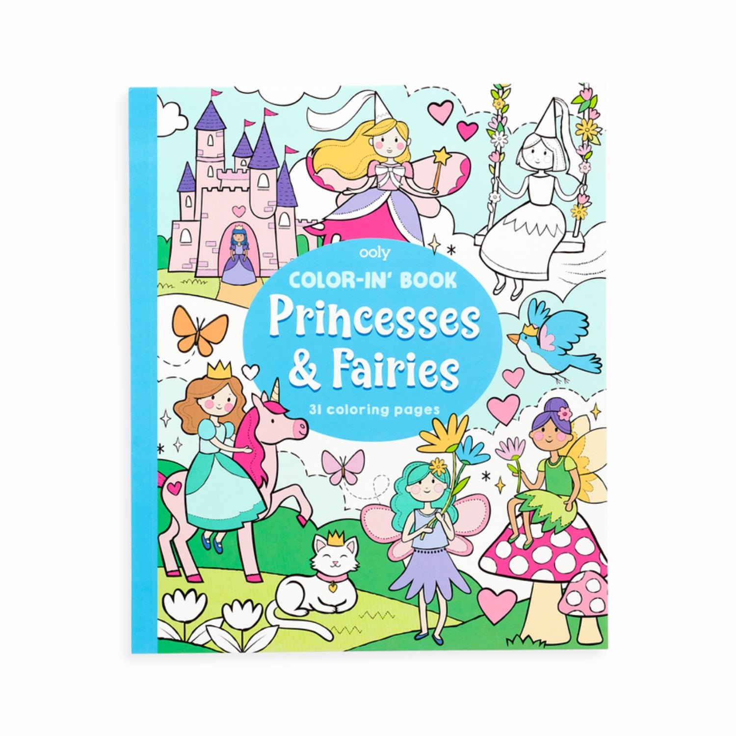 OOLY Color-in' Book - Princesses & Fairies