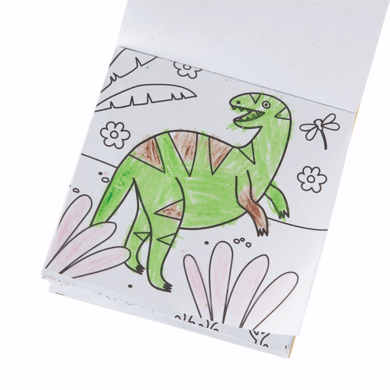 OOLY Carry Along Coloring Book Set - Dinoland