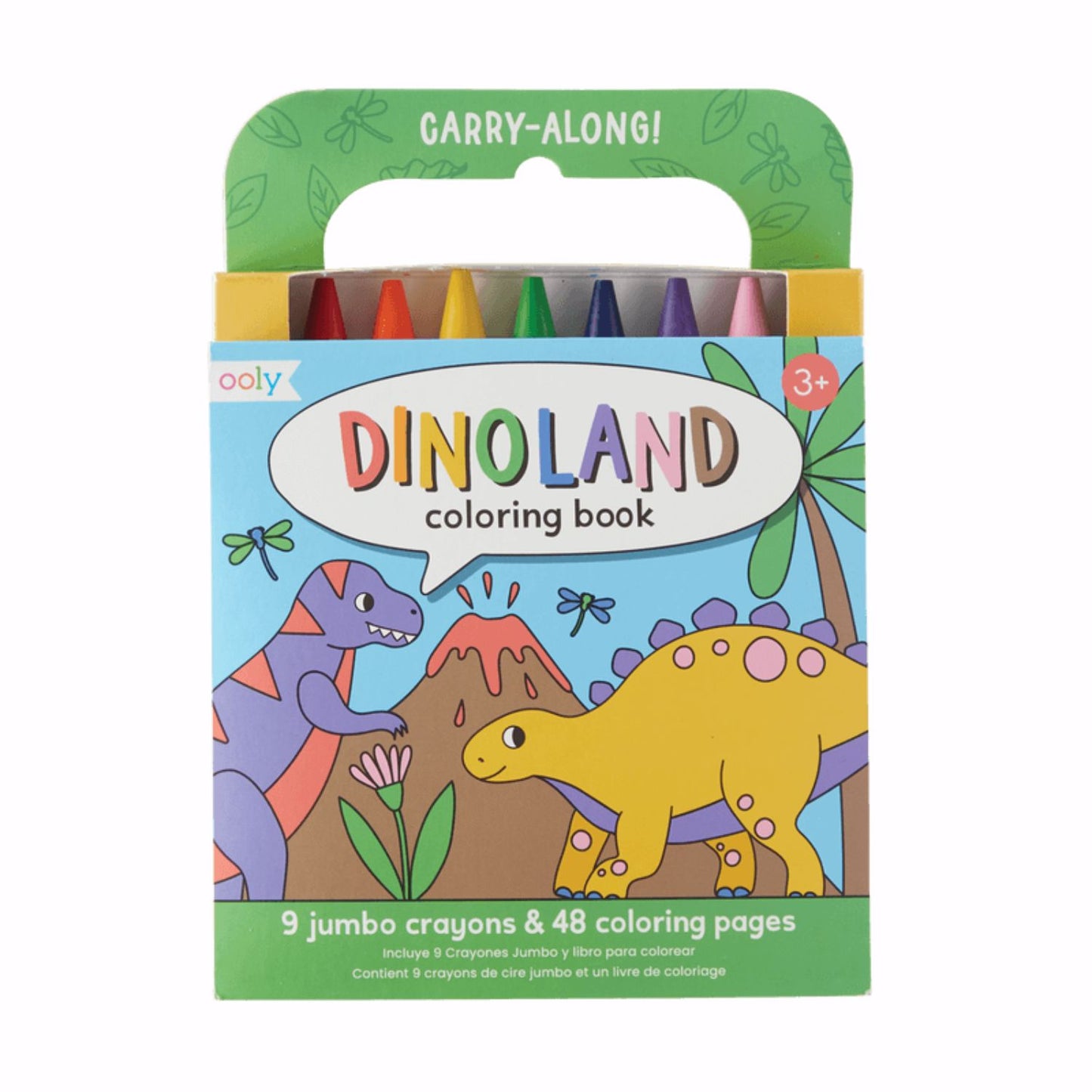 OOLY Carry Along Coloring Book Set - Dinoland