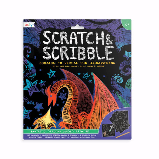 Scratch and Scribble Pad - Fantastic Dragons