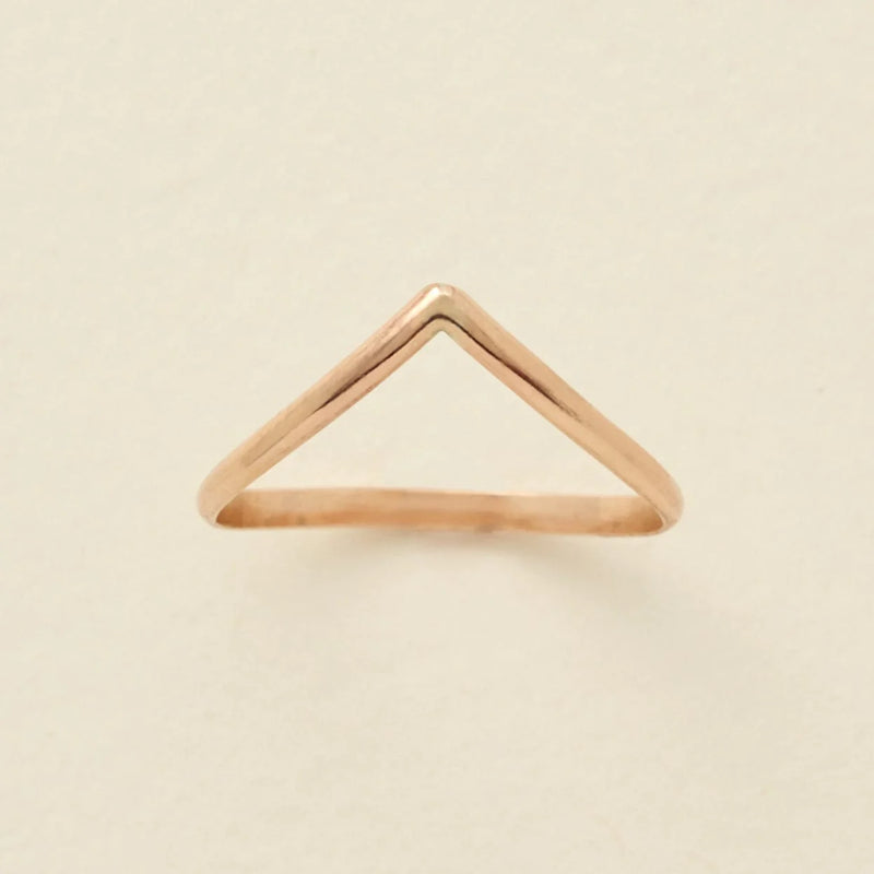 Made by Mary Gold Filled Peak Ring