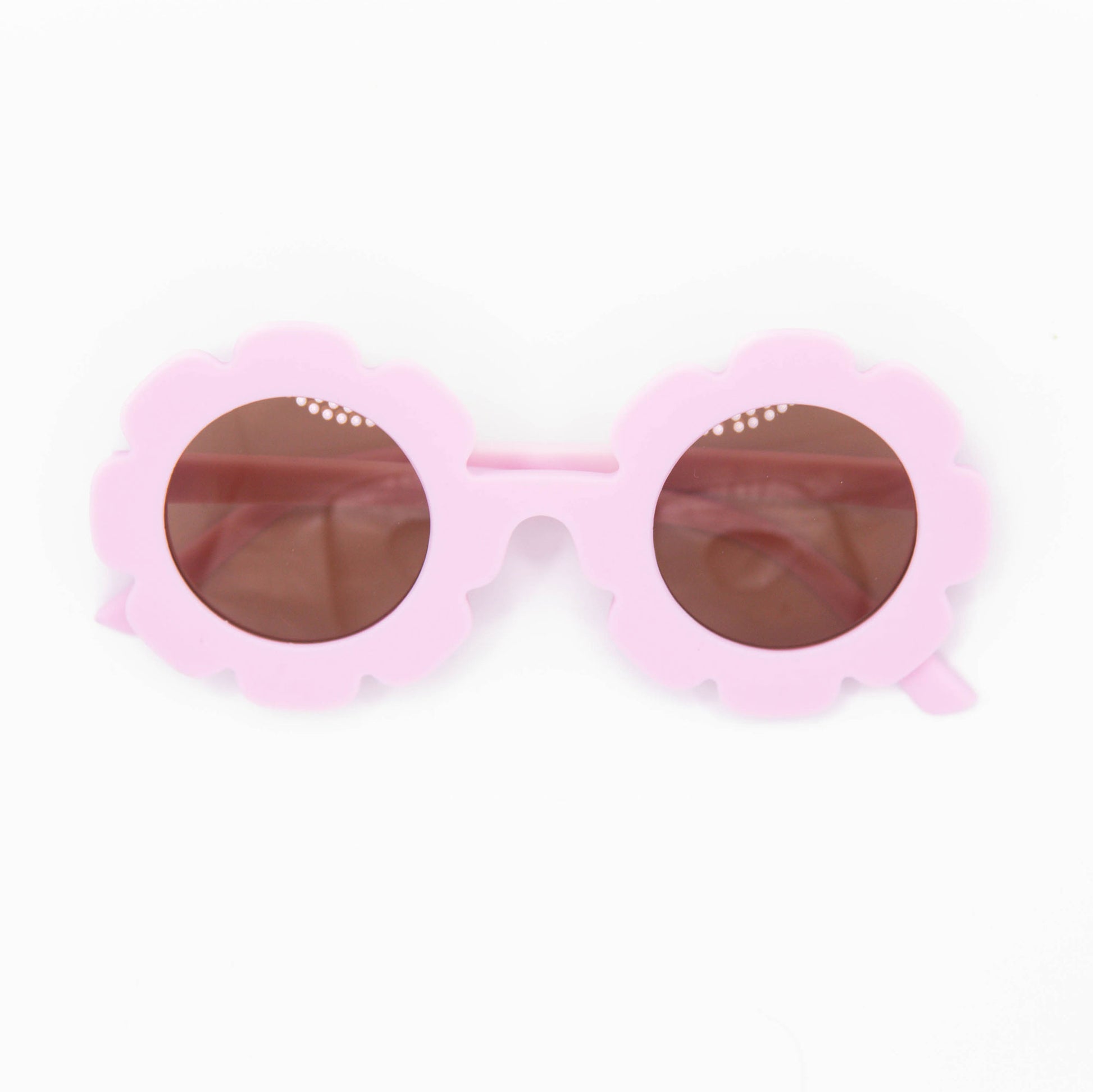 The Baby Cubby Kids' Flower Sunglasses - Lilac with Brown Lenses