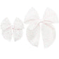 Lou Lou and Company Cloud Muslin Heirloom Bow Clip - Pigtail Set