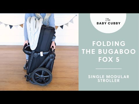 Folding the Bugaboo Fox 5 Single Modular stroller