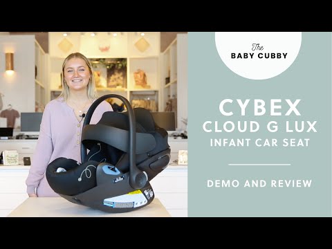 Cybex - Cloud G Lux SensorSafe Comfort Extend Infant Car Seat, Seashel