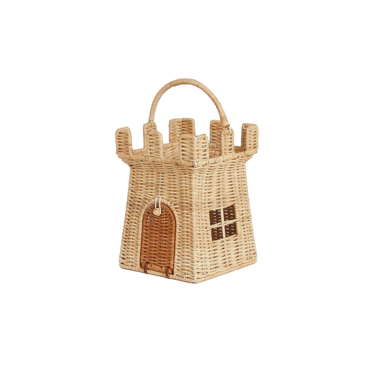 Olli Ella Rattan Castle Bag