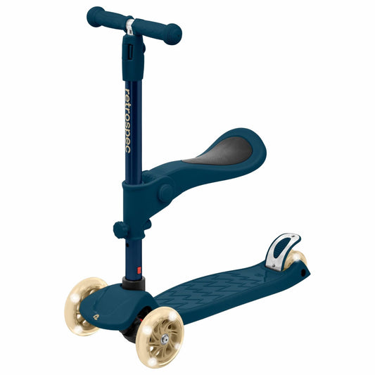 Retrospec Chipmunk Plus Kids' Kick Scooter - Navy