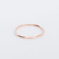 Made By Mary Rose Gold Round Stacking Ring