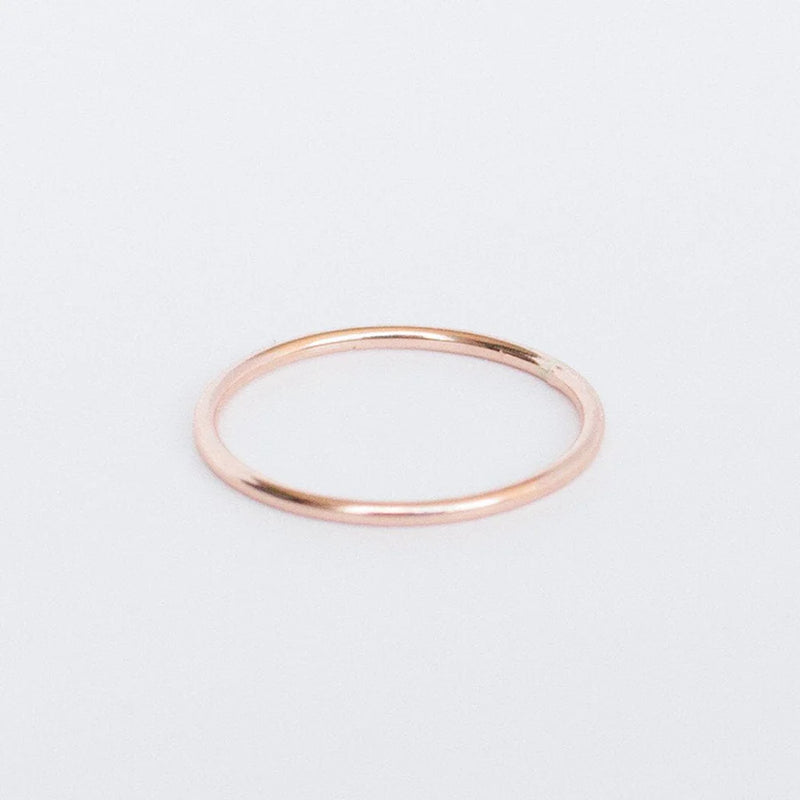 Made By Mary Rose Gold Round Stacking Ring