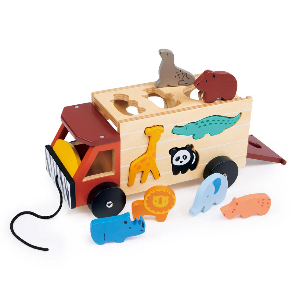 Mentari Toys Shape Sorting Safari Truck