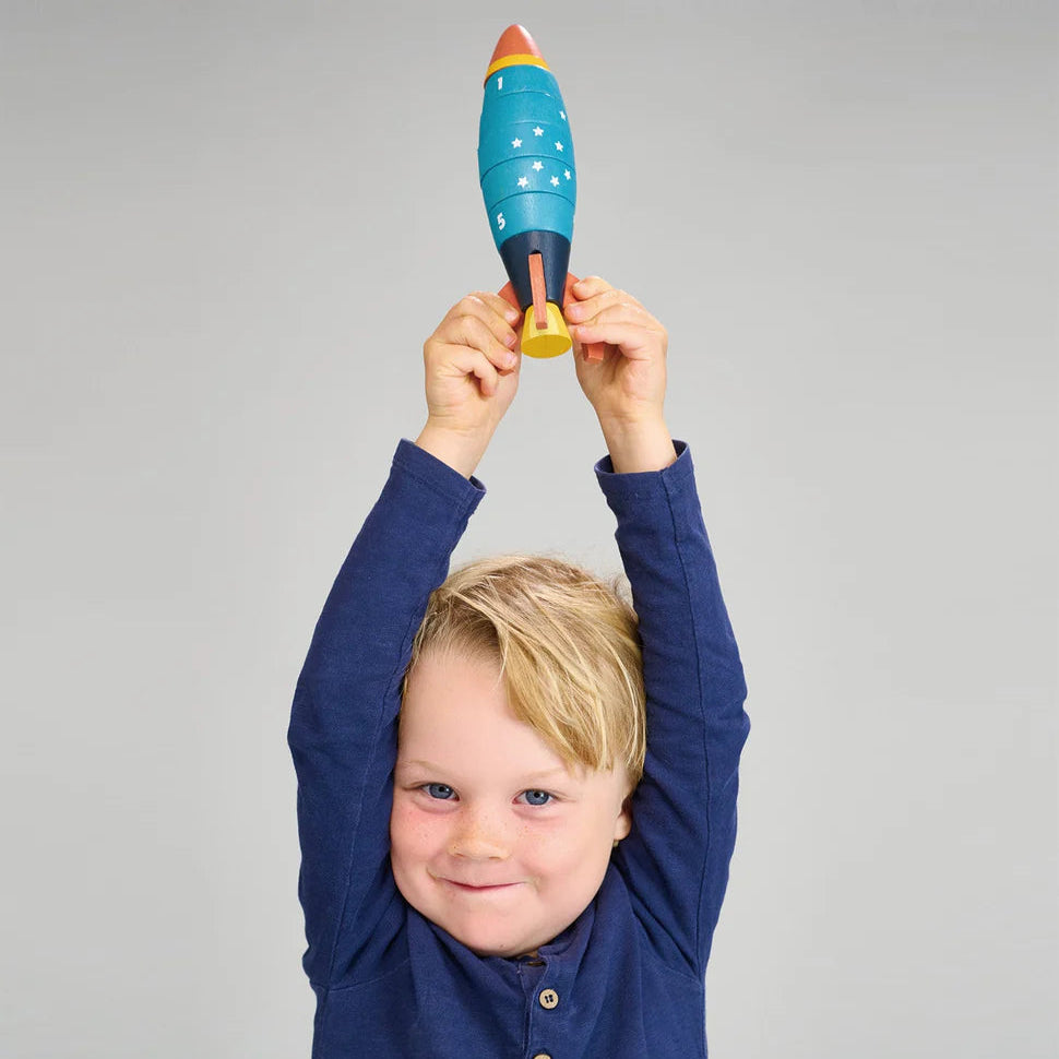 Mentari Toys Stacking and Counting Rocket