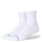 Stance Adult Quarter Socks - Icon Quarter - White