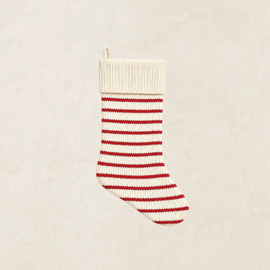 Lou Lou and Company Knit Stocking - Red Stripe