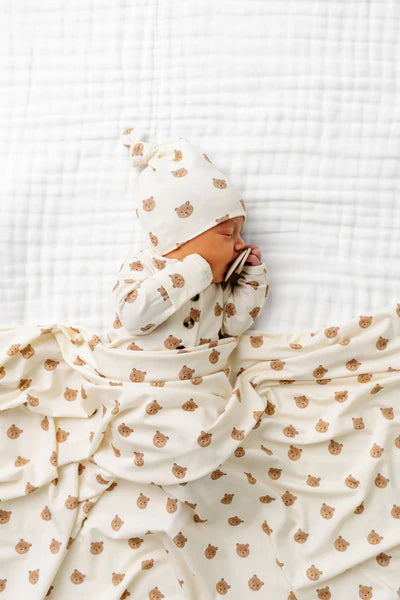 Lou Lou and Company Preemie Knotted Gown - Teddy