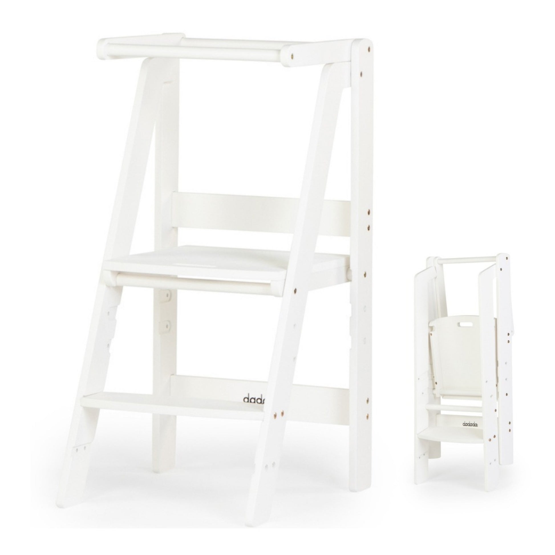 Dadada Folding Toddler Tower - White