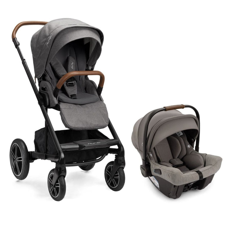 stroller for nuna car seat PIPA Urbn + MIXX Next Travel System by Nuna Caviar/Chocolate