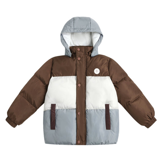 Rylee and Cru Ski Puffer Jacket - Brown