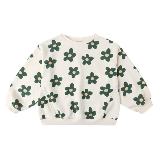 Rylee and Cru Oversized Sweatshirt - Daisy