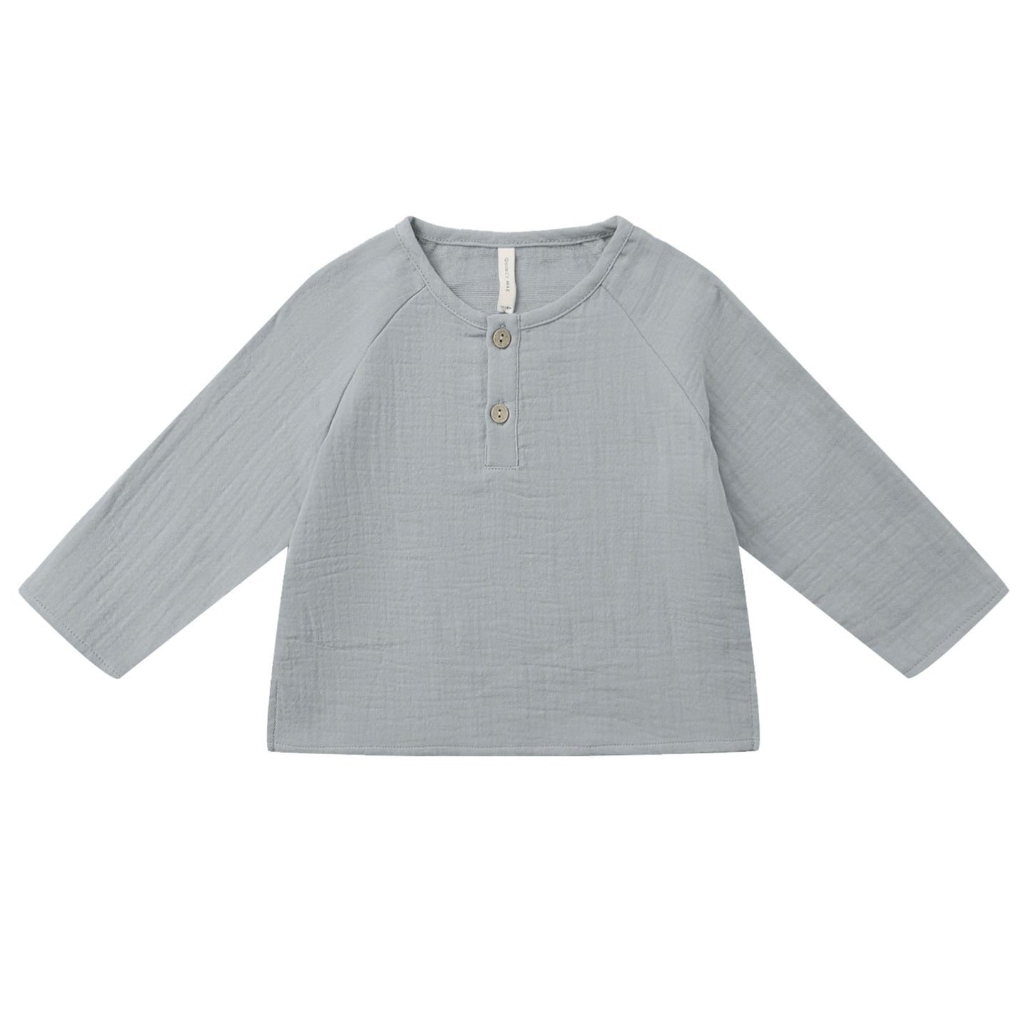 Quincy Mae Zion Shirt - Steel Blue