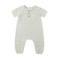 Quincy Mae Short Sleeve Jumpsuit - Fern Stripe