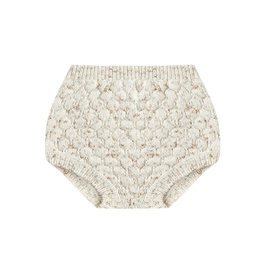 Quincy Mae Knit Bloomer - Natural Confetti