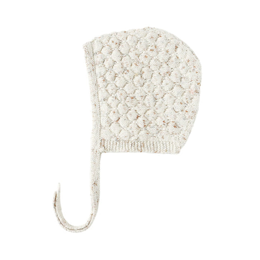 Quincy Mae Knit Bonnet - Natural Confetti