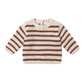 Quincy Mae Rex Sweater - Cedar Stripe