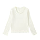 Rylee and Cru Ribbed Long Sleeve - Ivory