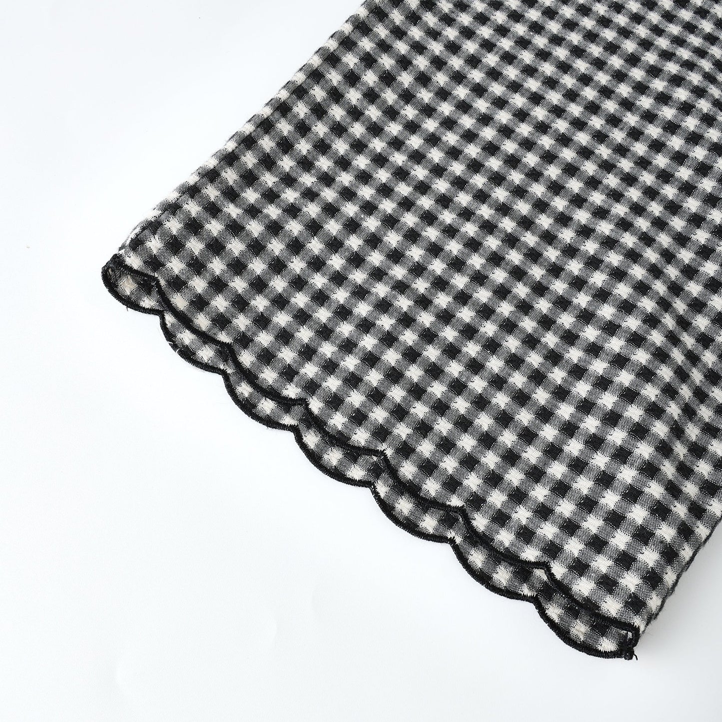 Rylee and Cru Wide Leg Pant - Black Gingham