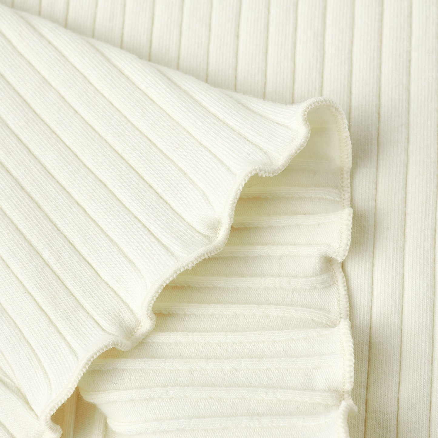 Rylee and Cru Ribbed Long Sleeve - Ivory