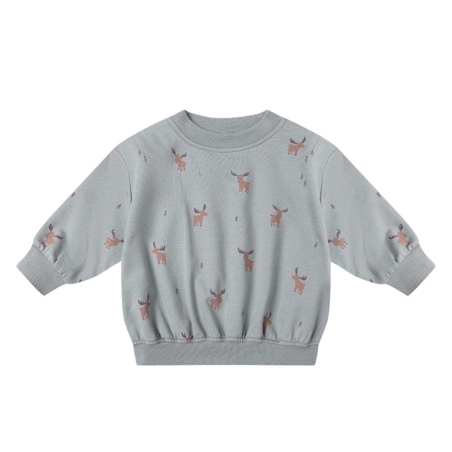 Quincy Mae Relaxed Sweatshirt - Moose