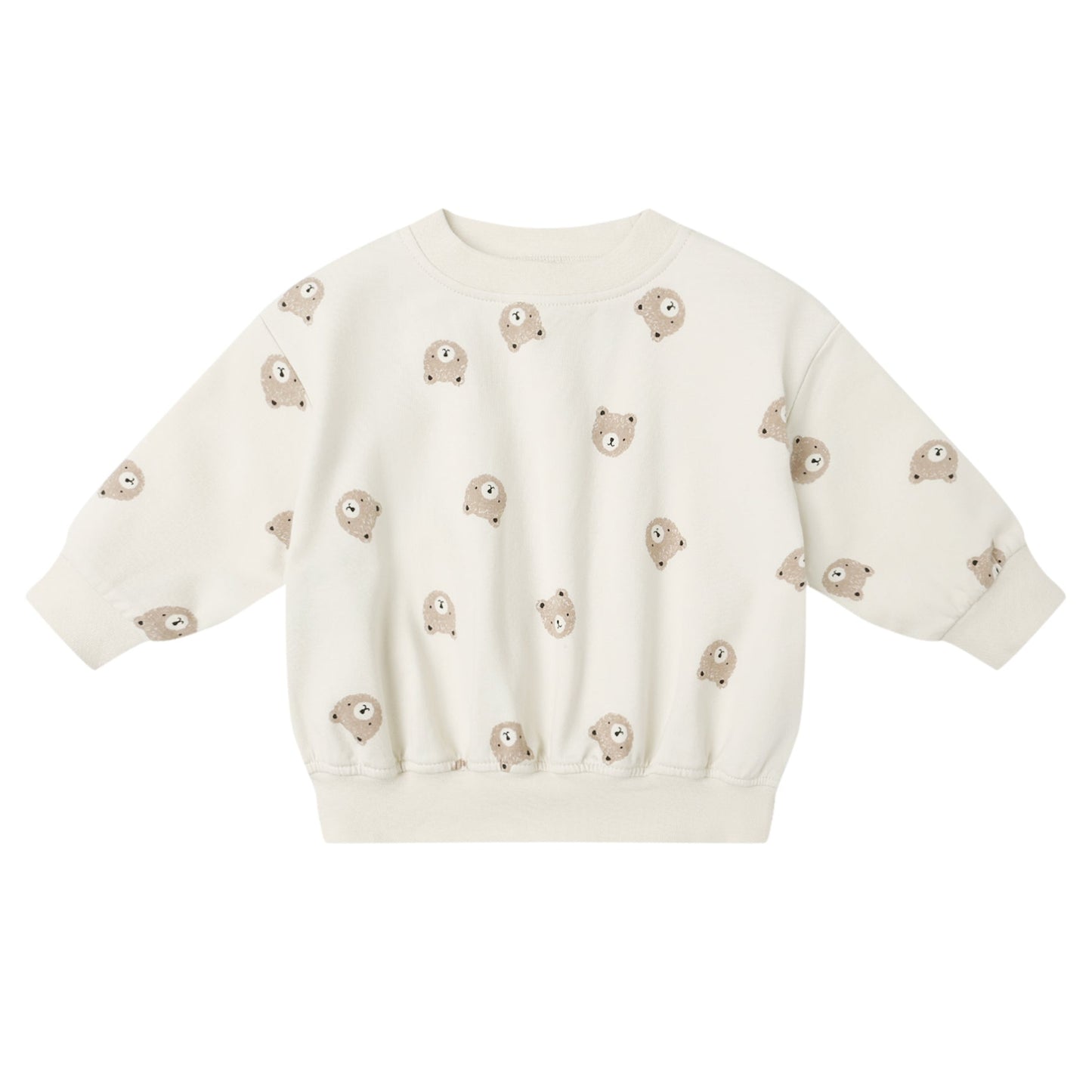 Quincy Mae Relaxed Sweatshirt - Brown Bear
