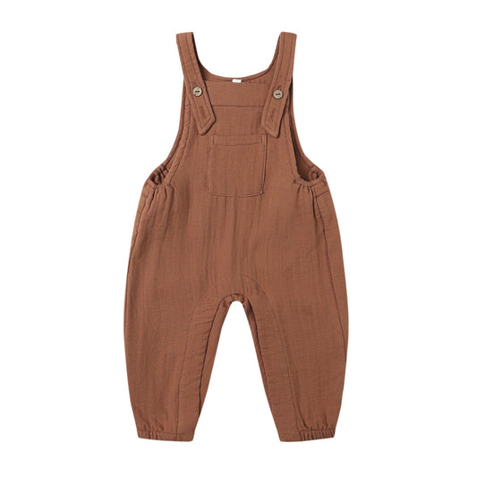 Quincy Mae Baby Overall - Cedar