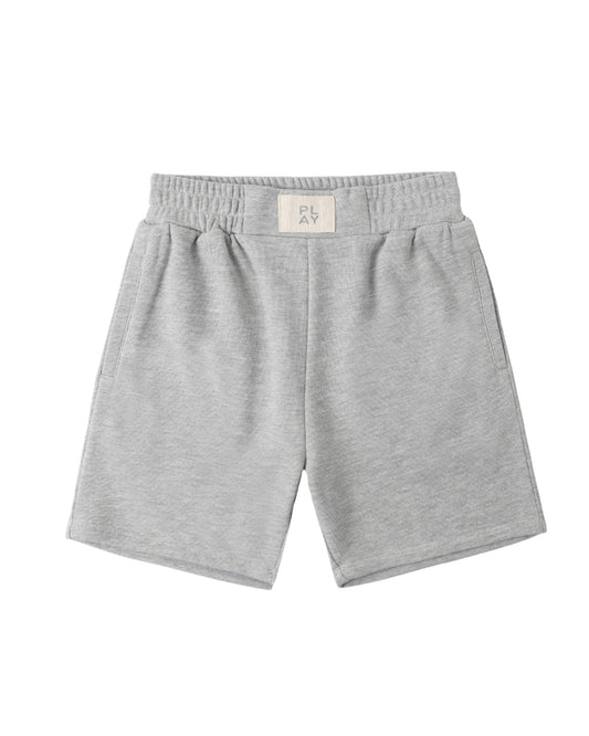 Rylee and Cru Boxing Short - Heathered Grey