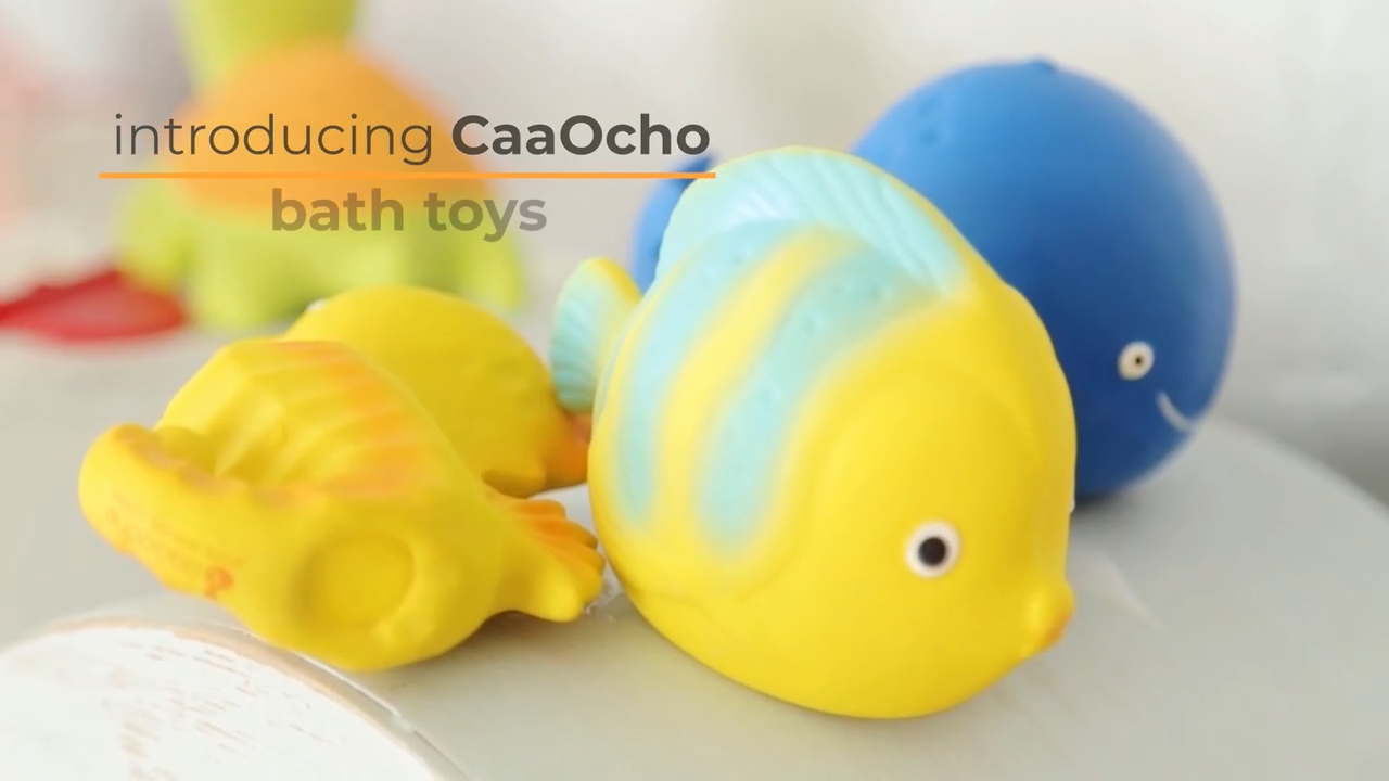 CaaOcho Natural Rubber Bath Toy