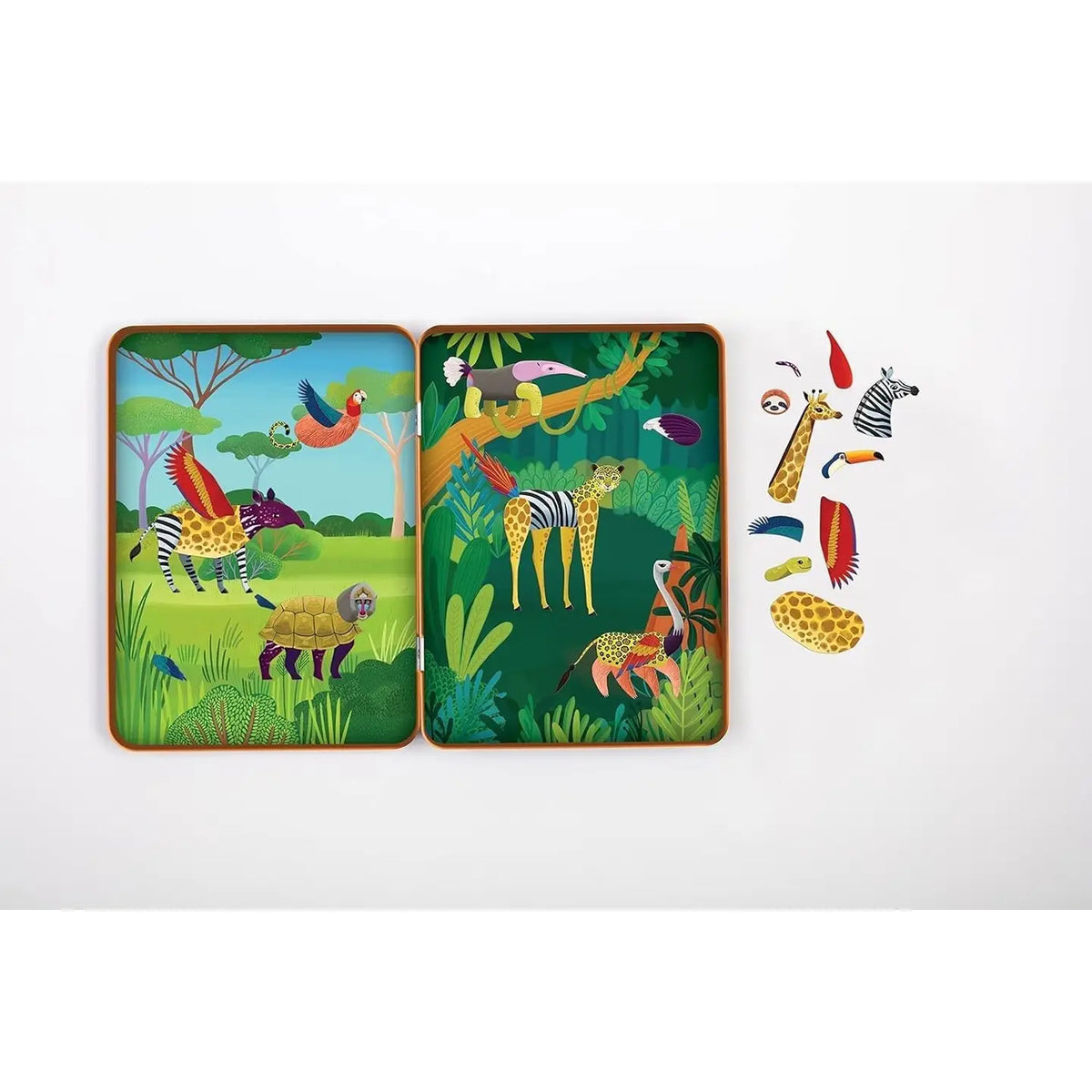 Chronicle Books Wild Mix-Up Magnetic Build-It