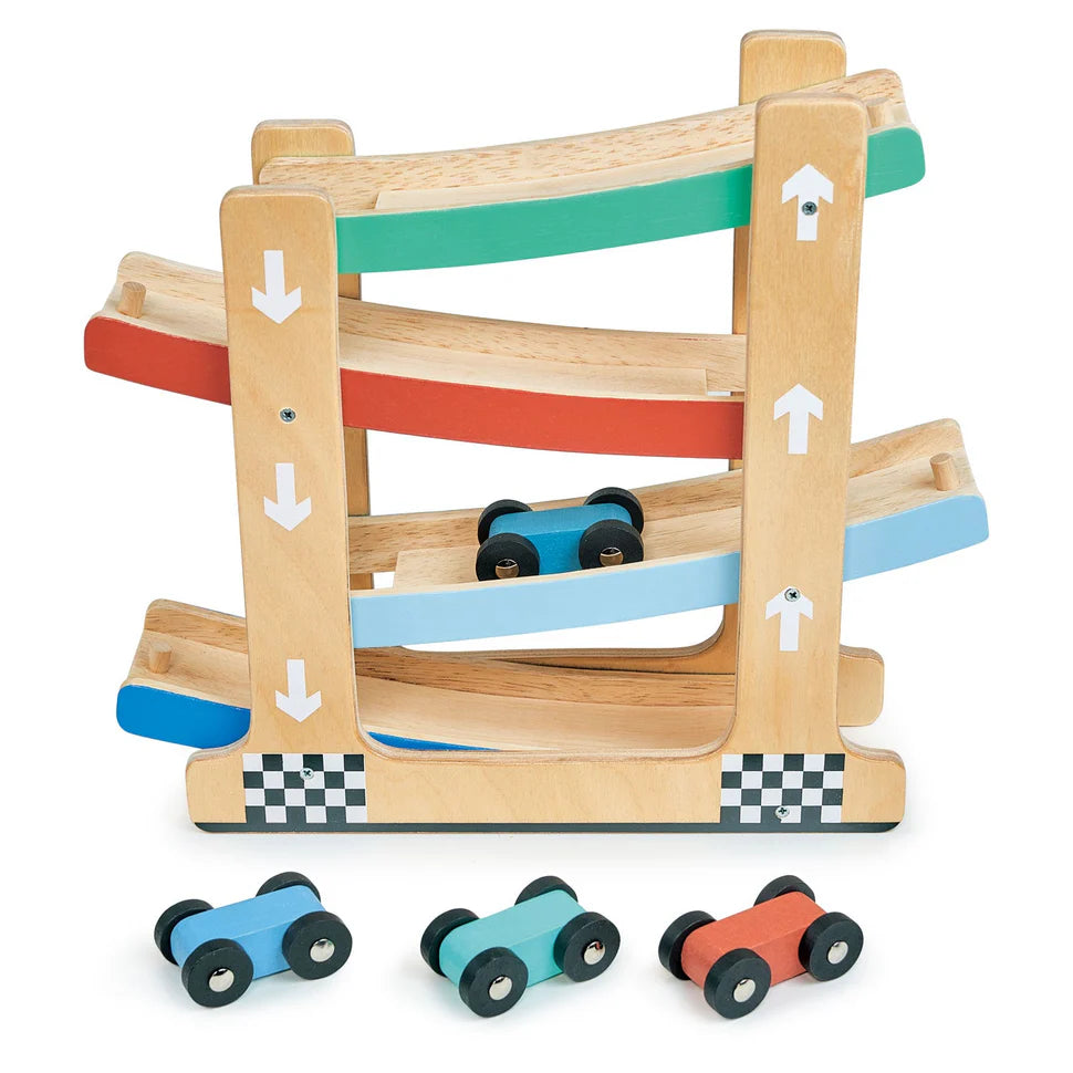 Mentari Toys Wooden Ramp Racer