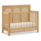 Namesake Eloise 4-in-1 Convertible Crib - Honey and Performance Sand Eco-Weave
