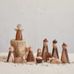 Creative Co-op Resin Nativity Set – 11 Pieces – Wood Finish