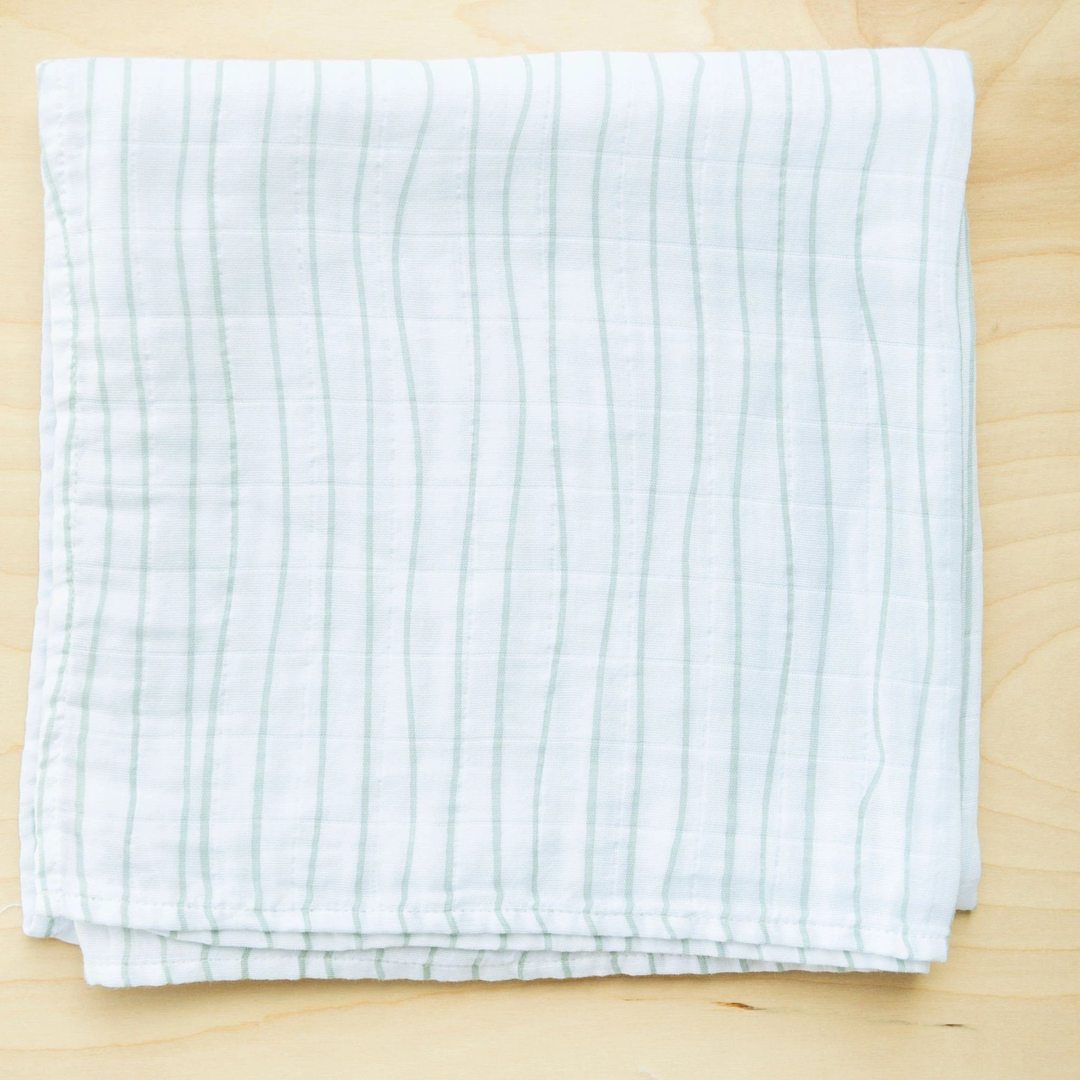 Saranoni 2-Pack Cotton Muslin Swaddle Set - Olive Branch