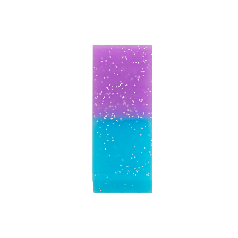 OOLY Oh My Glitter! Jumbo Eraser in Purple / Blue