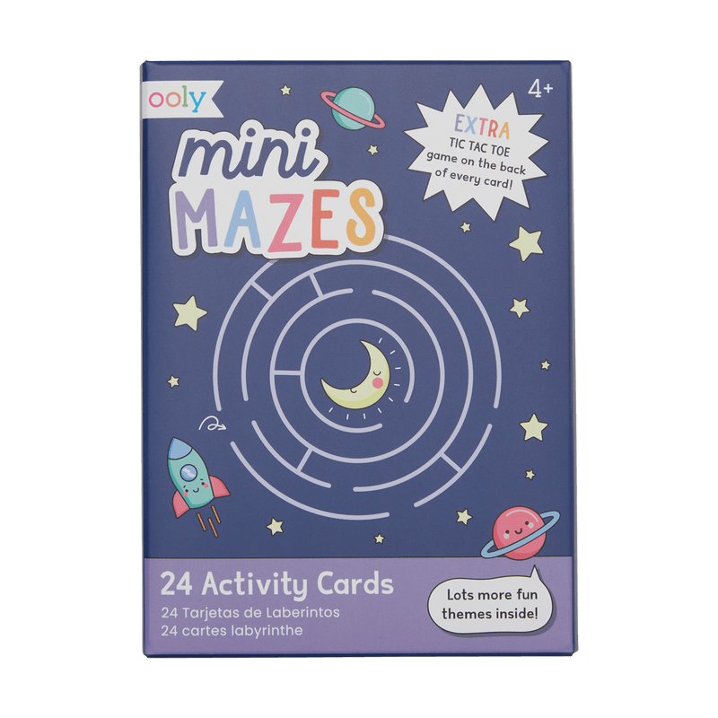 OOLY Paper Games - 24 Activity Cards - Mini Mazes