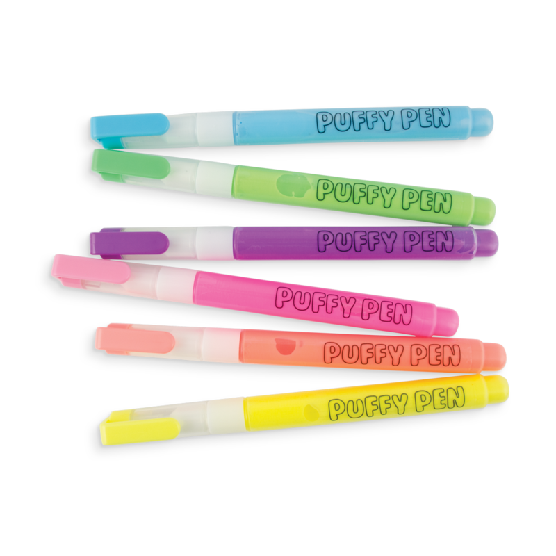 OOLY Magic Neon Puffy Pen Set