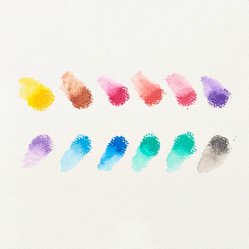 OOLY Rainbow Sparkle Metallic Gel Crayons on Paper