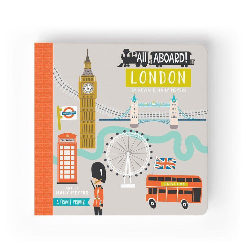 Gibbs Smith All Aboard Primer Book - Traveling London