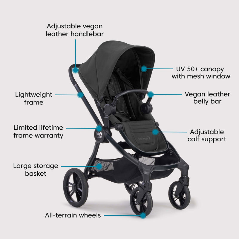 baby trend 3 wheel stroller how to fold Baby Jogger City Sights + City Go 2 Travel System