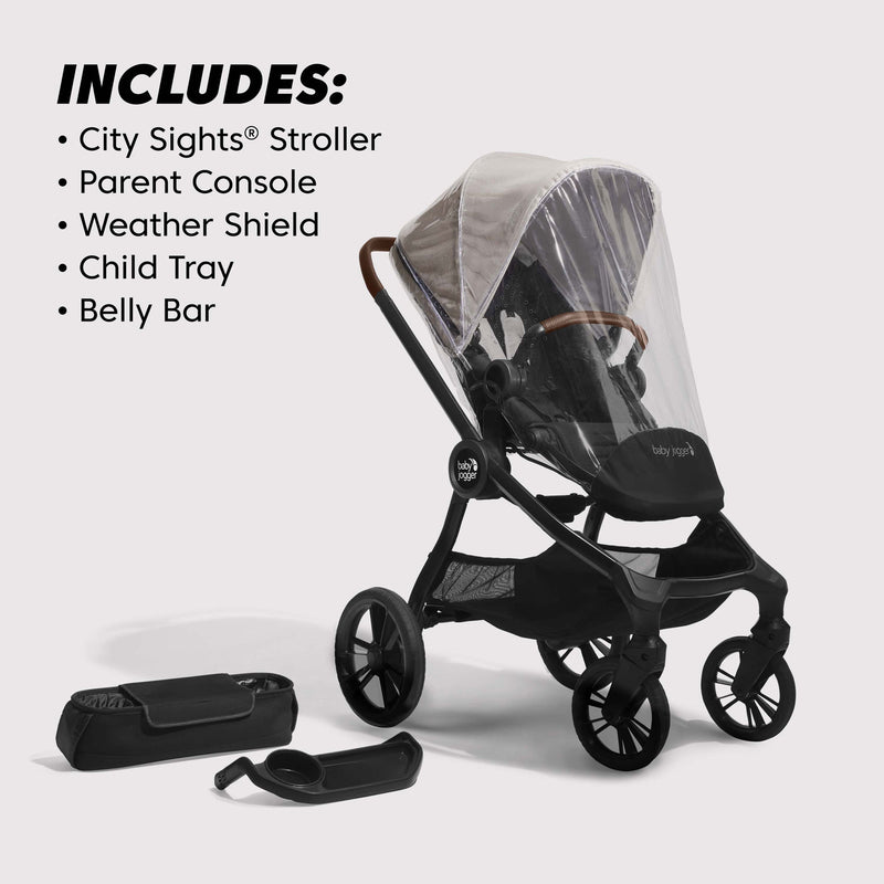 baby jogger city tour lux belly bar Baby Jogger City Sights Stroller All-In-One Bundle
